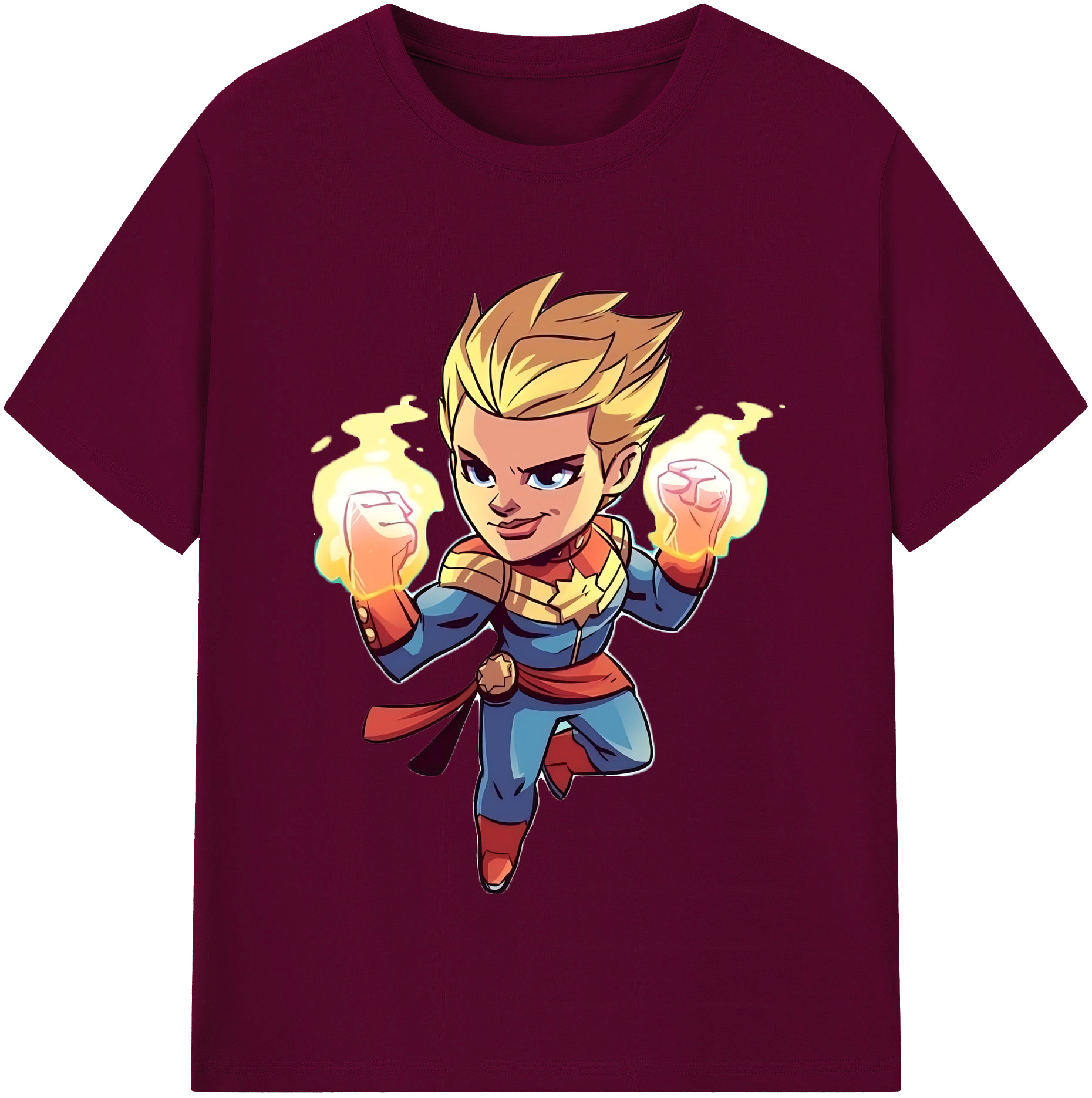 （画像用） アベンジャーズ The Avengers レディースカジュアルプリントTシャツ（綿100％）
